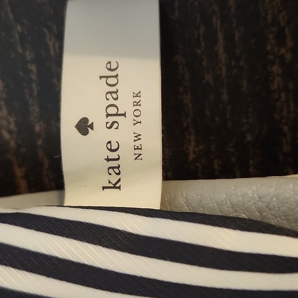 KATE SPADE NEW YORK Color Block Block Gray Tan Classic Crossbody - Picture 7 of 14